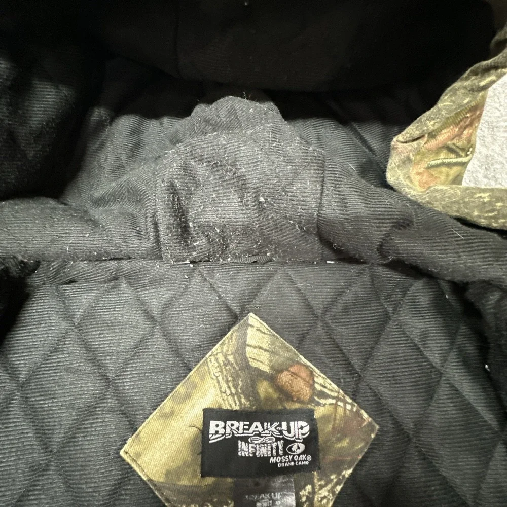 Mossy Oak‎ Break Up Infinity Jacket Mens XL Camo Hooded Jacket Quilted (45) - Picture 8 of 11